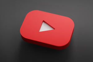 YouTube Logo 3D